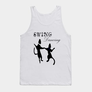 funny cats swing Tank Top
